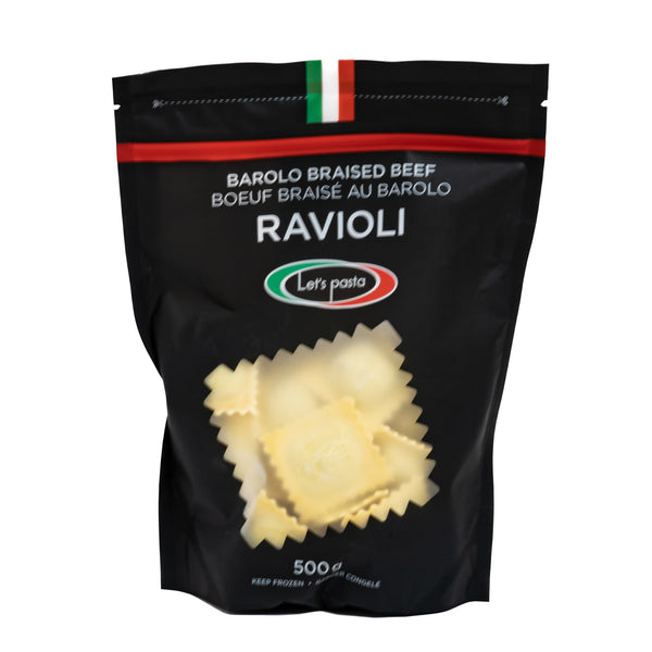 Let's pasta - Ravioli Mixed Pack, 12 x 500 g bags, Frozen
