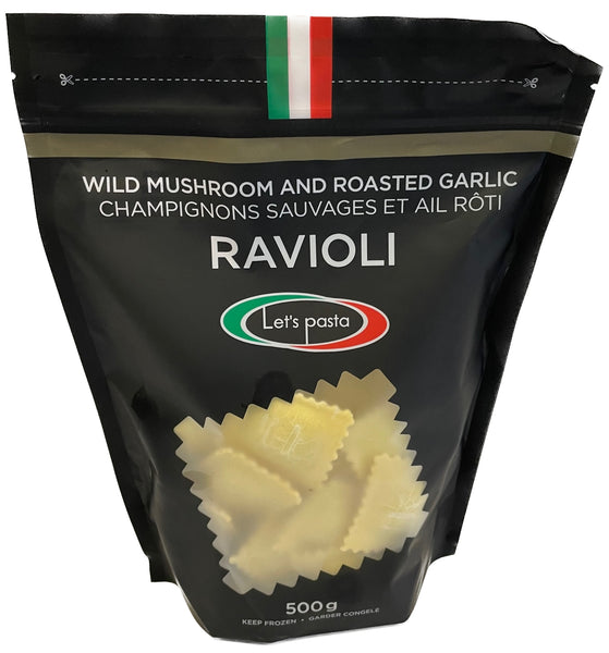Let's pasta - Ravioli Mixed Pack, 12 x 500 g bags, Frozen