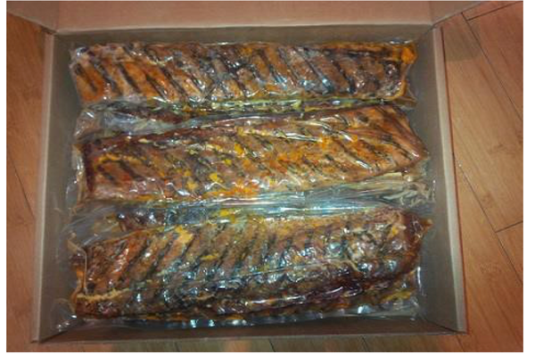 Fully Cooked Pork Back Ribs, 12 racks