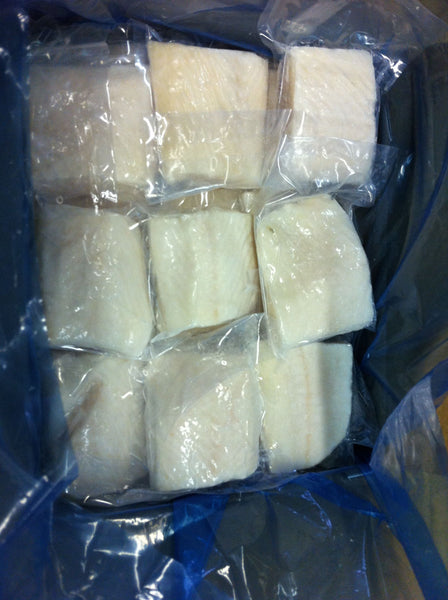 Halibut 6 oz portions, 10 lb case