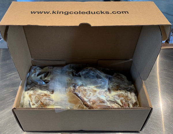 Confit Duck Legs Fully Cooked, 12 x 2 packs (24 legs)