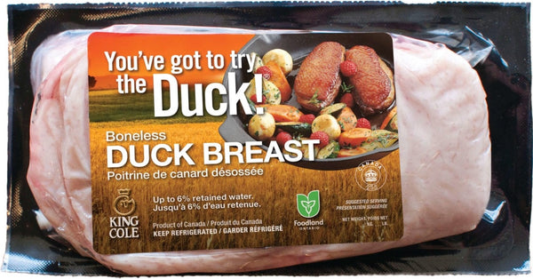 Boneless Duck Breast - 16 pack x 170 g (6 oz) minimum