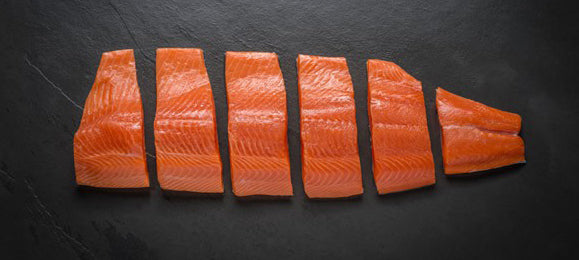 Sockeye Salmon Fillets, 6 x approx 1.5 lbs