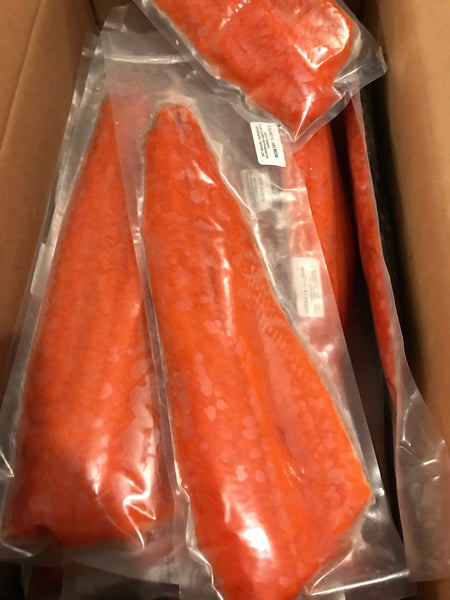 Sockeye Salmon Fillets, 6 x approx 1.5 lbs